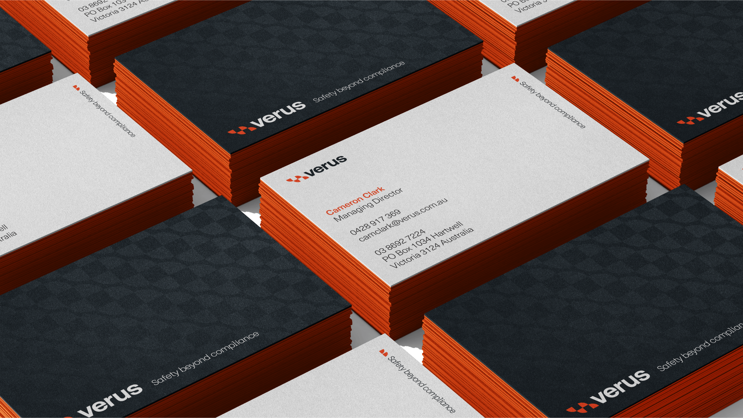 Verus Business Cards by Maker Street Studios (MKR/ST) Brisbane Branding and Design Studio