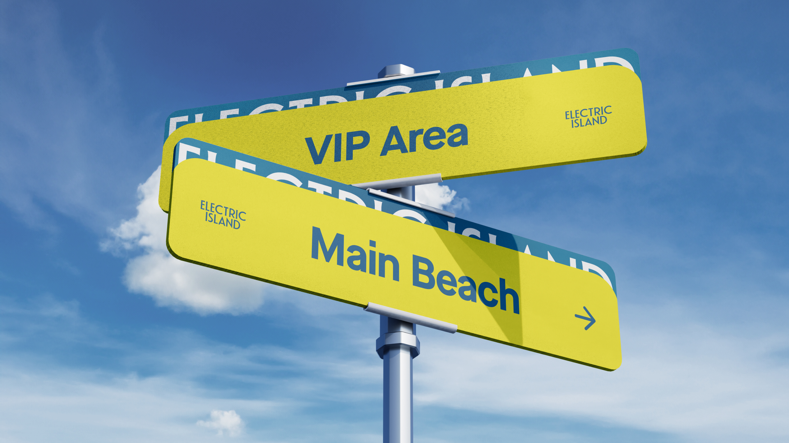 Electric Island brand work