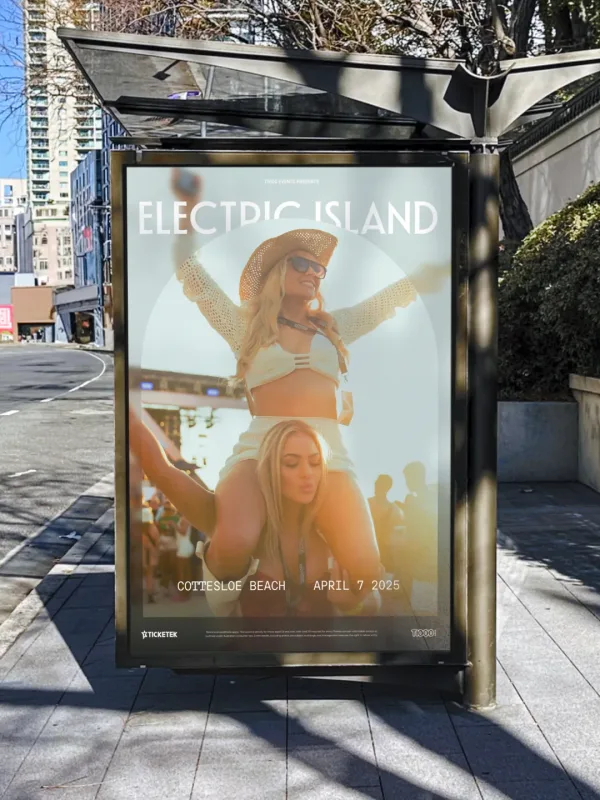 Electric Island brand work