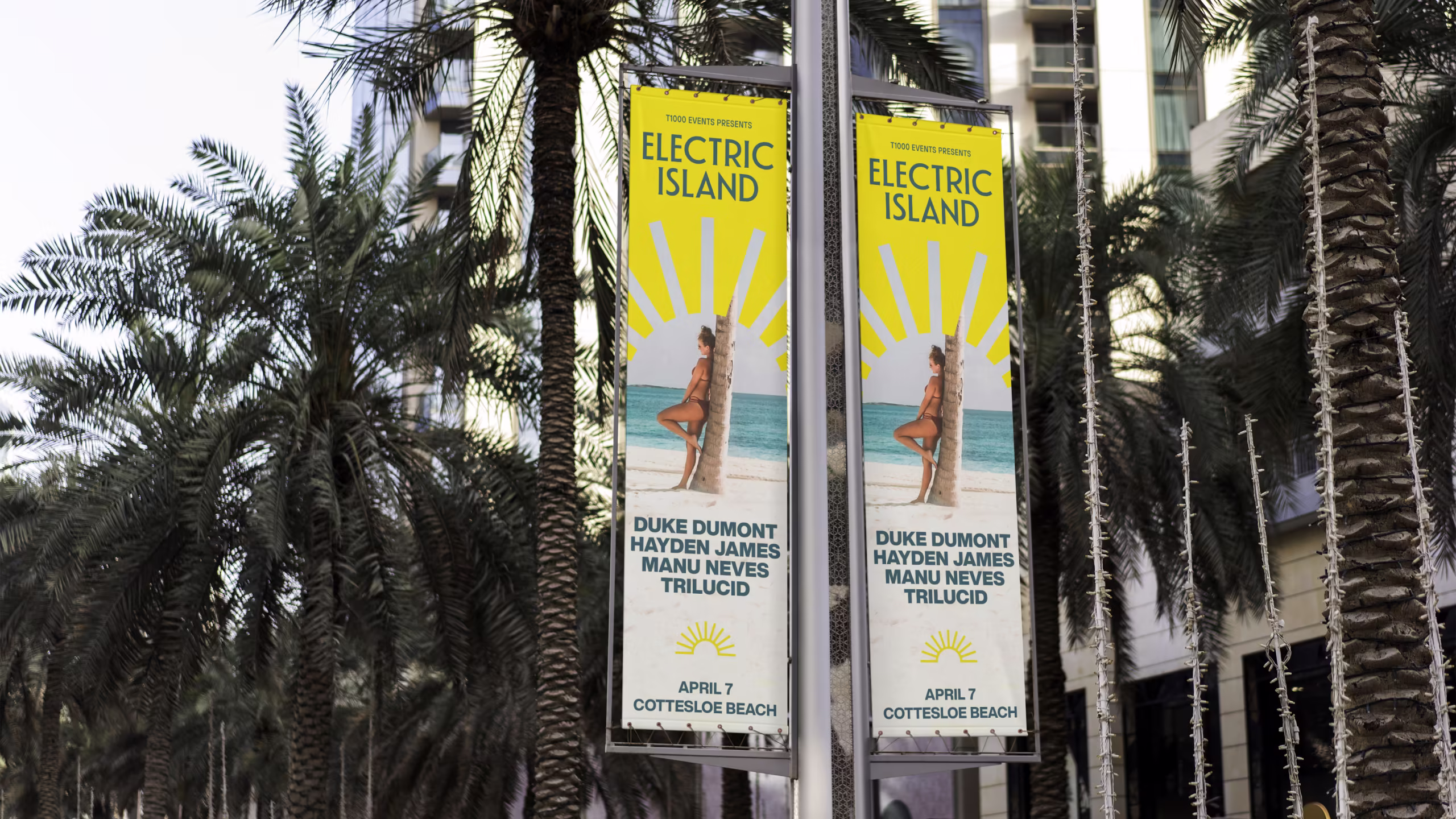 Electric Island brand work