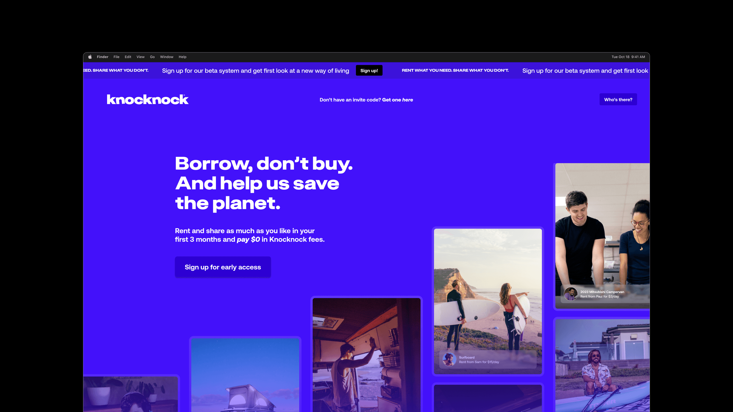Knocknock brand work