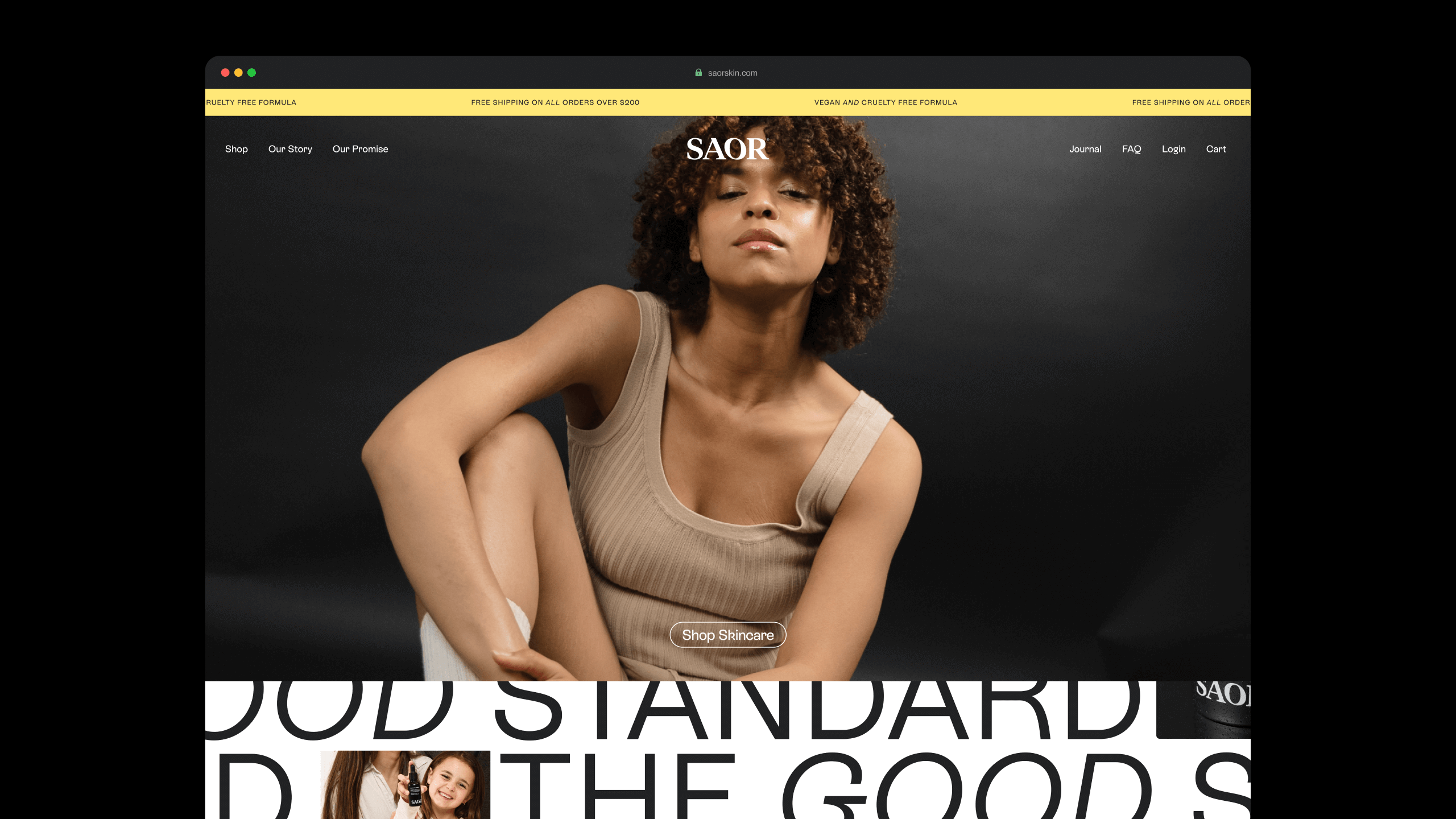 Saor Skin - Website