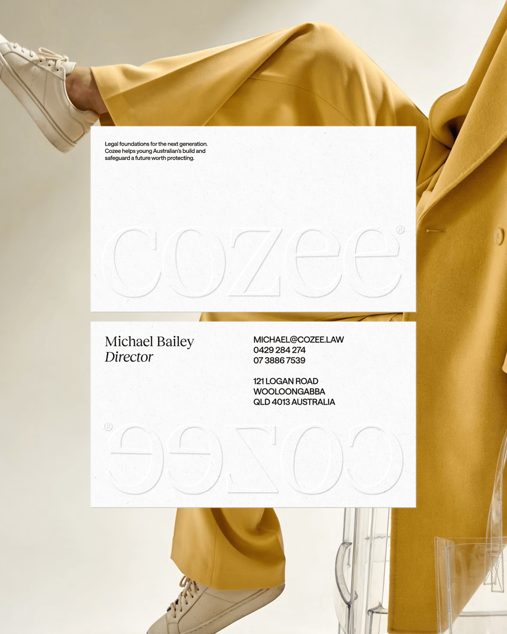 Cozee business cards