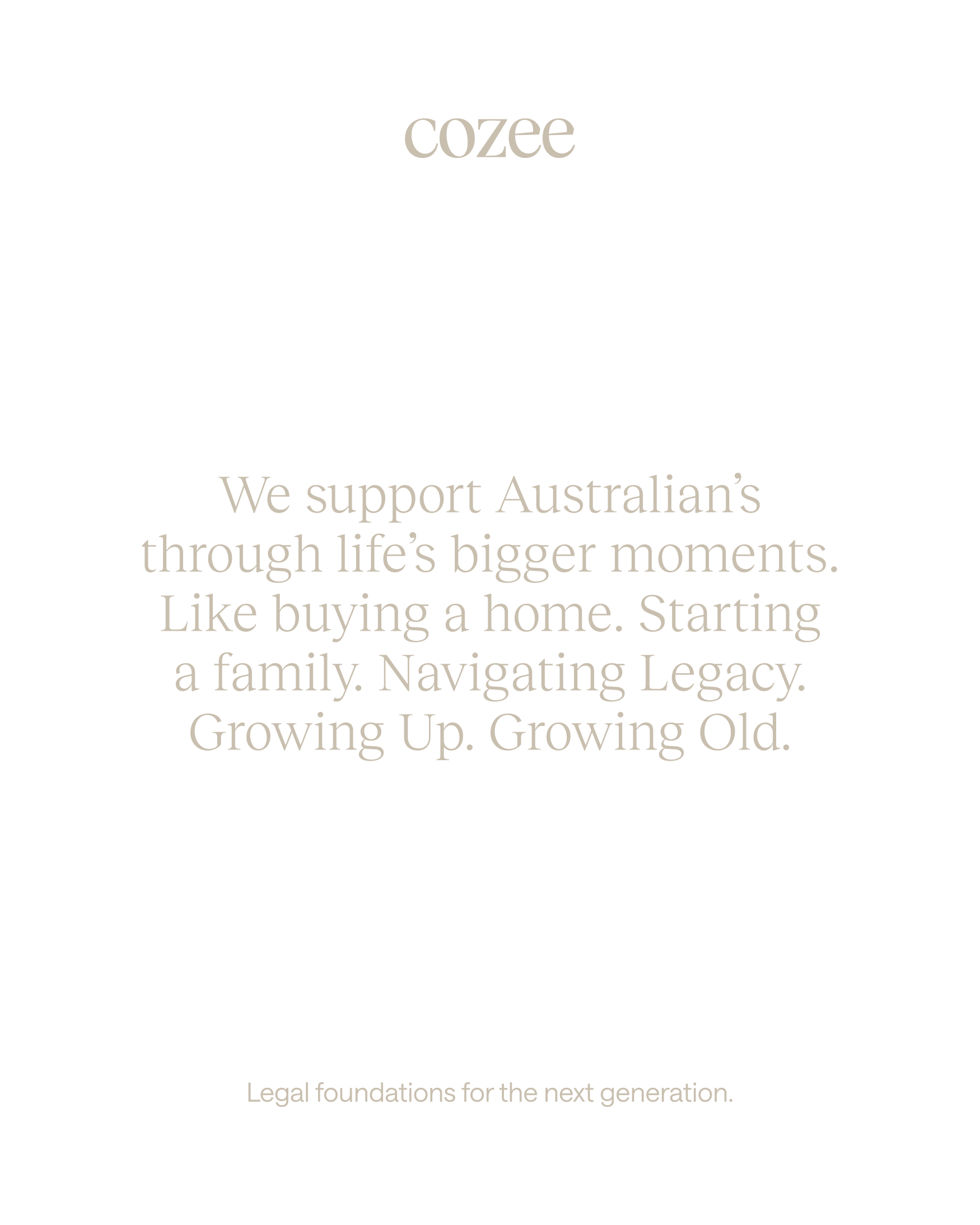Cozee brand messaging
